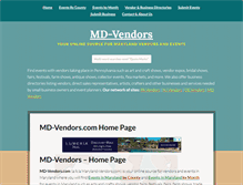 Tablet Screenshot of md-vendors.com